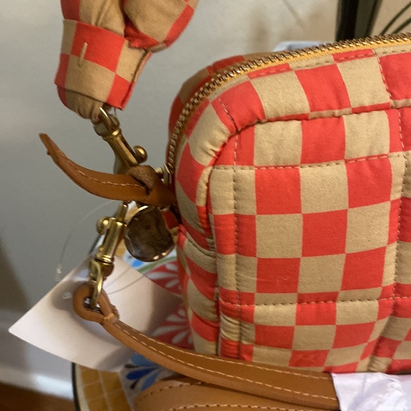 Clare V.. Lucie Quilted Checker Crossbody Bag - Picture 3 of 13